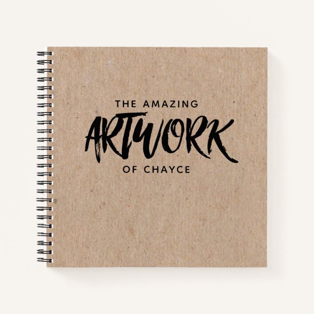Carnet de carnet de croquis de l'artiste monogramm (Devant)