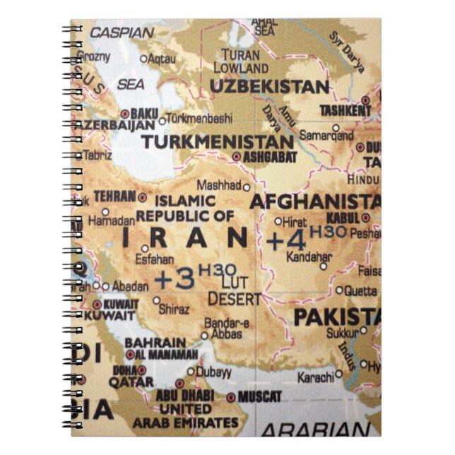 Carnet de carte de Moyen-Orient (Devant)