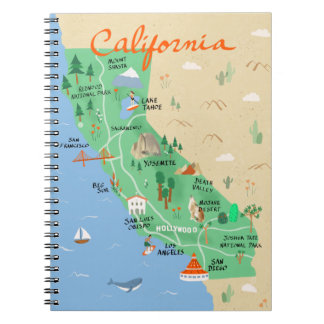 Carnet de cartes de Californie