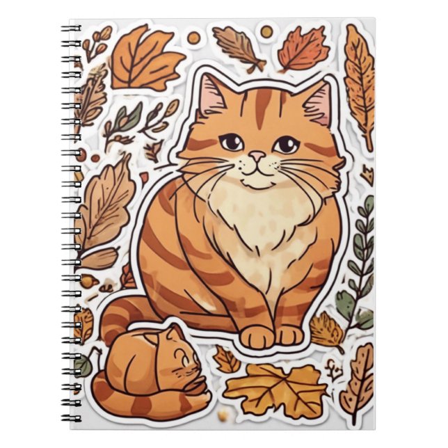 Carnet de chat Ginger (Devant)