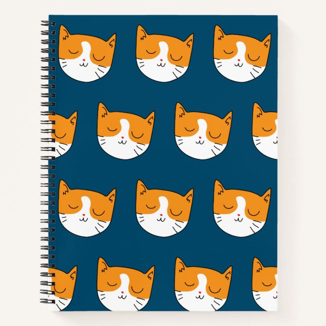 Carnet de chats doux et dormant (Devant)