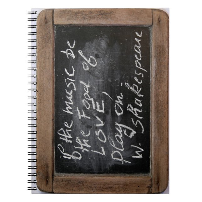 Carnet de citations d'Ardoise W. Shakespeare (Devant)