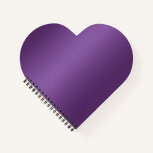Carnet de coeur violet
