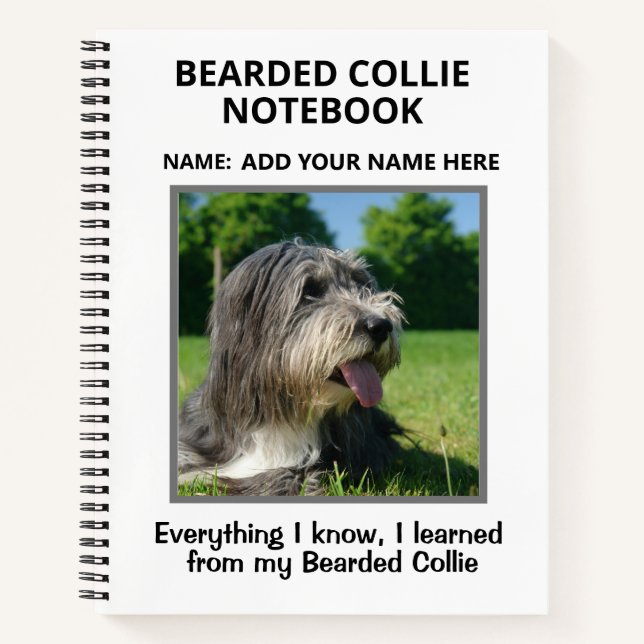 Carnet de composition de collie à barreaux (Devant)