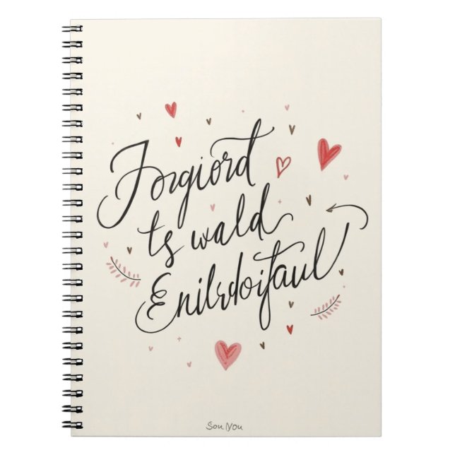 carnet de conception minimal (Devant)