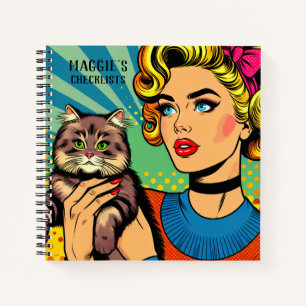 Carnet de contrôle personnalisé Rétro