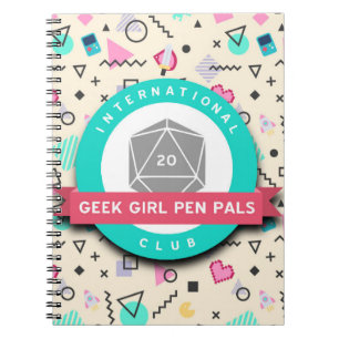 Carnet de correspondants de fille de geek