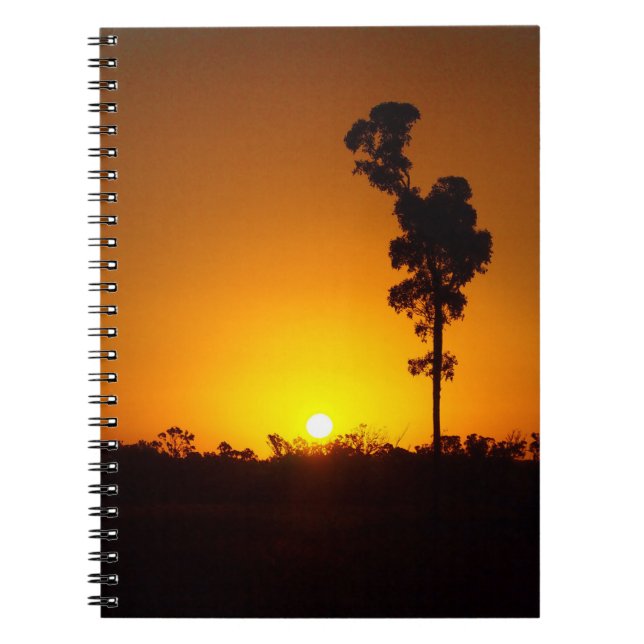 Carnet de coucher de soleil australien (Devant)