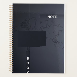 Carnet de couverture rigide en spirale