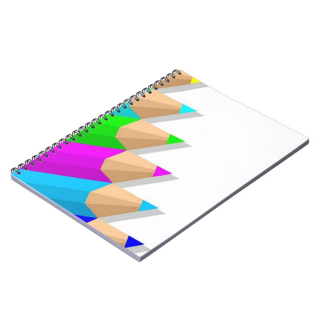 Carnet de crayons colorés (Côté gauche)