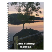 Carnet de crochet et d'états de pêche de carpe