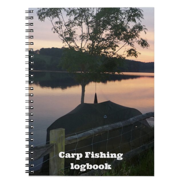 Carnet de crochet et d'états de pêche de carpe (Devant)