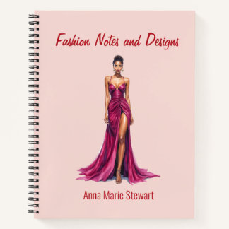 Carnet de croquis de mode personnalisé