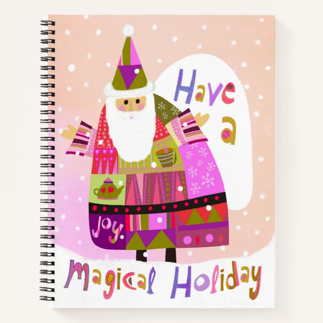 Carnet de croquis de Père Noël magique (Devant)