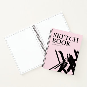 Carnet de croquis moderne rose vif Livre personnal
