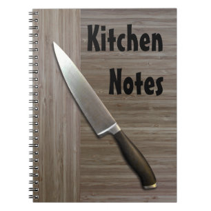 CARNET de CUISINE en bambou de "faux"