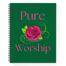 Carnet de culte floral pur