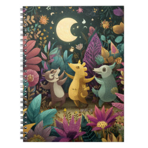 Carnet de danse de la lune de la forêt lunaire