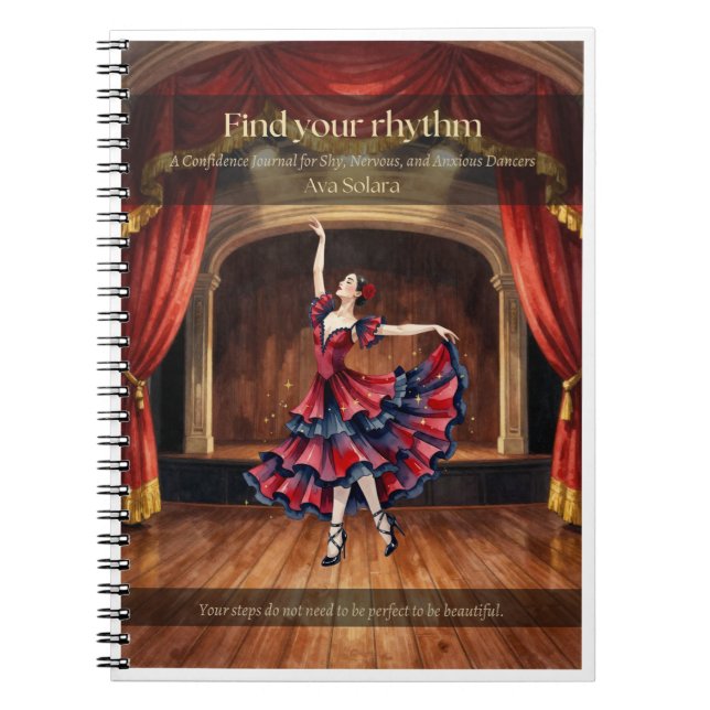 Carnet de danseuse flamenco  (Devant)