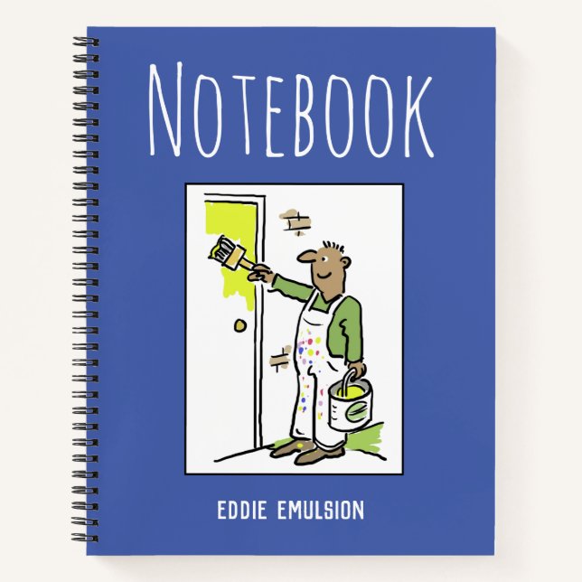 Carnet de décorateur avec nom (Devant)