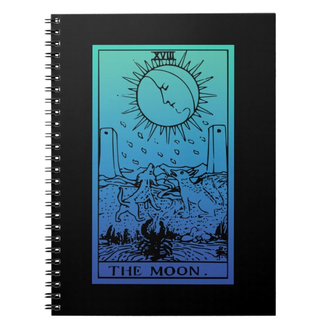Carnet de dégradé de la carte Moon Tarot (Devant)