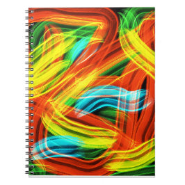 carnet de design abstrait coloré