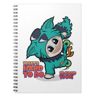 Carnet de dessin animé de manga mou