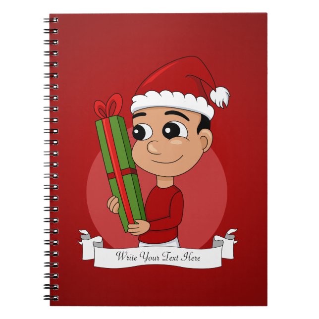 Carnet de dessin animé de Noël (Devant)