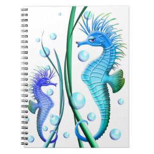 Carnet de dessin pour chevaux de mer