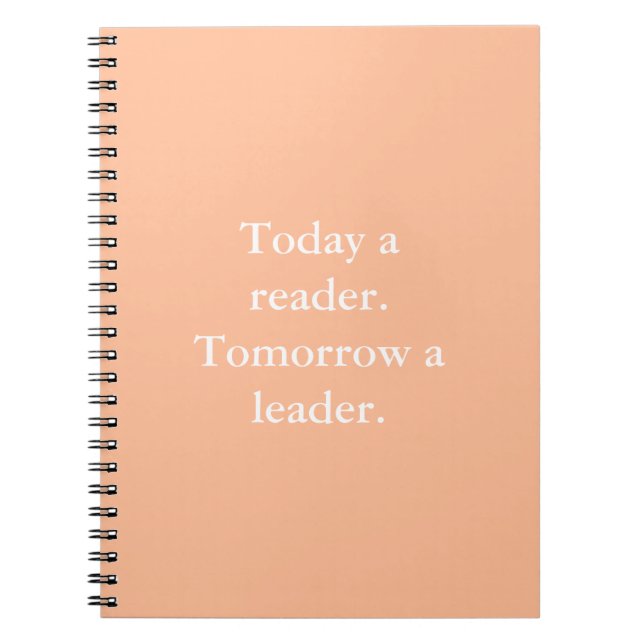 Carnet de devis de leadership inspirationnel (Devant)