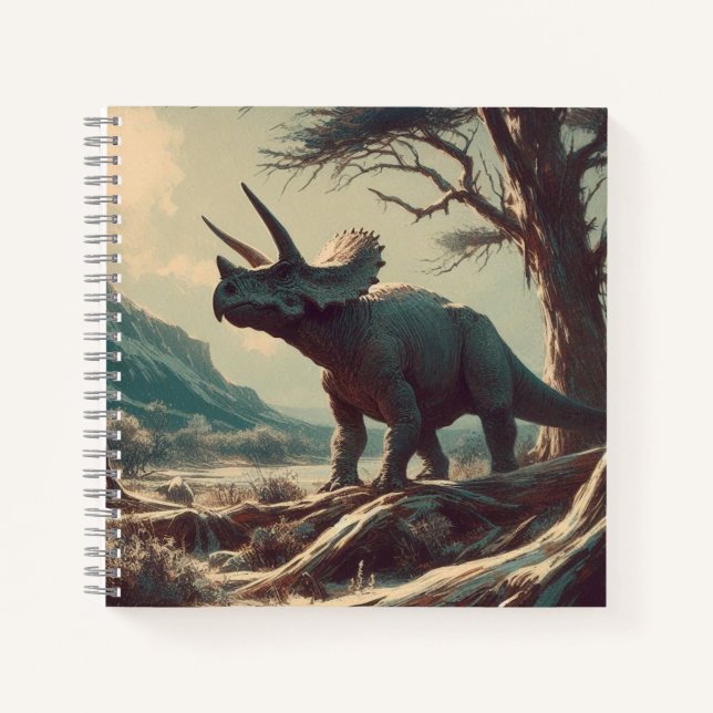 Carnet de Dinosaur Triceratops (Devant)