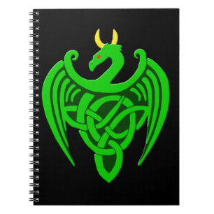 Carnet de dragon céleste vert