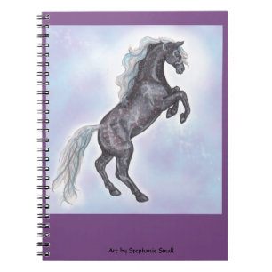 Carnet de élevage gris de cheval