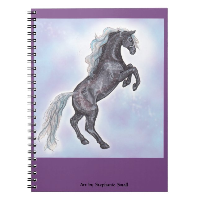 Carnet de élevage gris de cheval (Devant)
