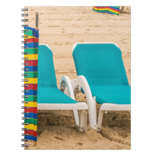 Carnet de fainéants du soleil de plage