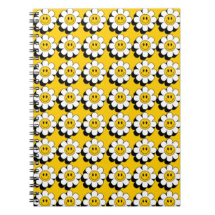 Carnet de fleurs à visage souriant Plural