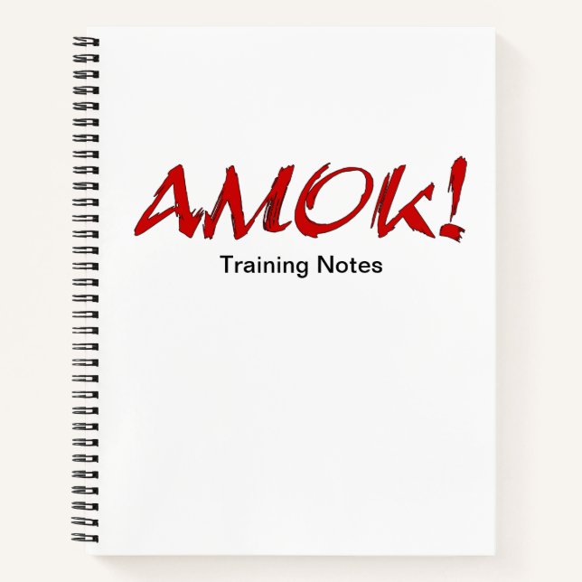 CARNET de formation AMOK (Devant)