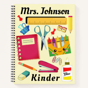 Carnet de fournitures scolaires de l'enseignant