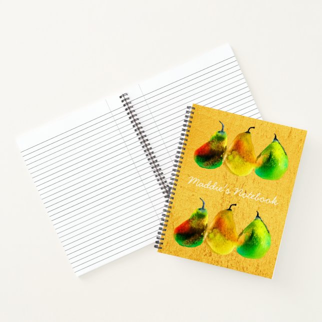 Carnet de fruits vert à l'eau poire (Intérieur)