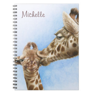 Carnet de girafe et de veau