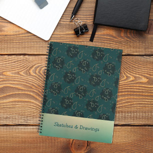 Carnet de gouttes de pluie Abstraites