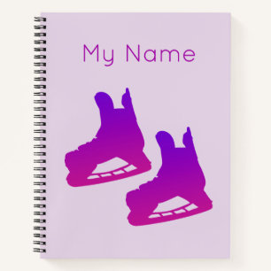 Carnet de hockey sur glace (pour les filles)