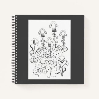 Carnet de jardin fleuri inspiré de la Grèce de Myc