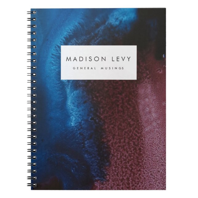 Carnet de journal personnalisé des sciences des ar (Devant)