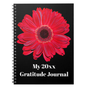 Carnet de journal personnalisé Gerbera Daisy
