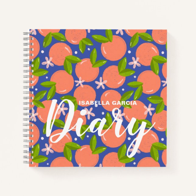 Carnet de journal personnalisé moderne (Devant)