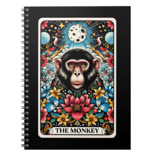 Carnet de la carte Tarot de l'esprit de singe