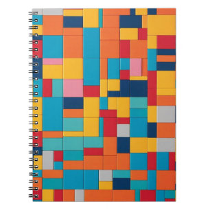 Carnet de la grille de blocs de couleur jouable