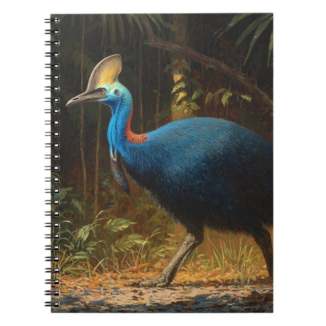 Carnet de la jungle cassowary (Devant)
