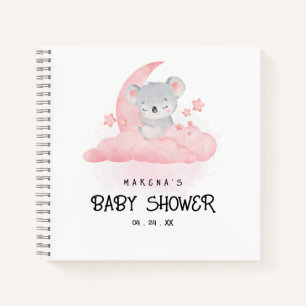 Carnet de la liste de cadeaux de Baby shower Koala